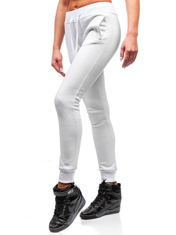 pantalon de sport femme blanc