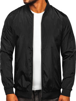 Blouson à mi-saison pour homme Bolf W3908 noir-rouge