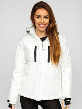 Blouson de sport d'hiver pour femme blanc Bolf HH012A