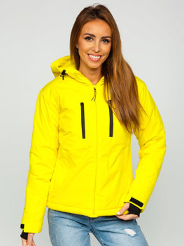 Blouson de sport d'hiver pour femme jaune Bolf HH012A