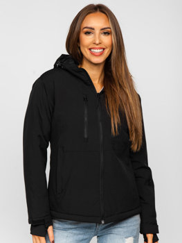 Blouson de sport d'hiver pour femme noir Bolf HH012A