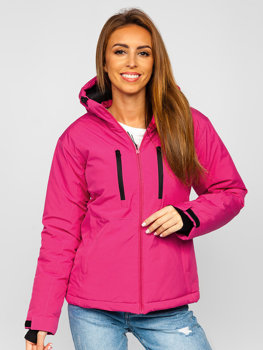 Blouson de sport d'hiver pour femme rose Bolf HH012A