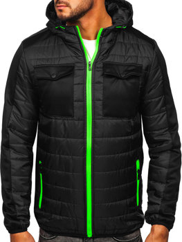 Blouson de transition de sport pour homme noir Bolf M10003