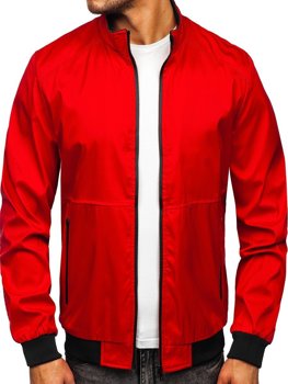 Blouson de transition rouge pour homme Bolf 6782