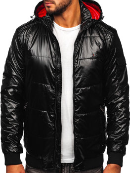 Blouson de transition sportif matelassé pour homme noir Bolf 2143