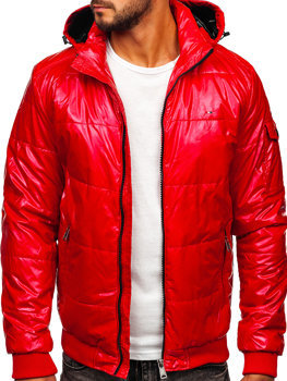 Blouson de transition sportif matelassé pour homme rouge Bolf 2143