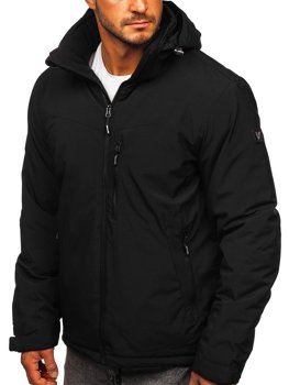 Blouson de transition sportif pour homme noir Bolf K32