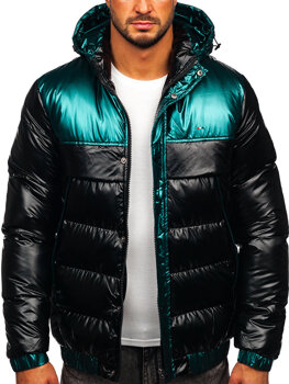 Blouson d'hiver matelassé pour homme noir Bolf 2146