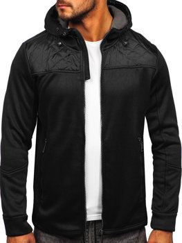 Blouson sportif noir pour homme Bolf HH014