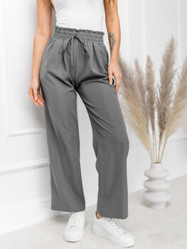 Femme Pantalon wide leg Graphite Bolf W7865