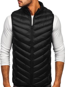 Gilet matelassé noir pour homme Bolf HDL88006