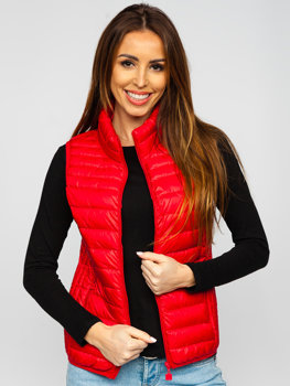 Gilet matelassé pour femme rouge Bolf B2705