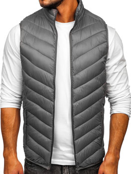 Gilet matelassé pour homme gris Bolf 13073