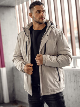 Homme Blouson d'hiver Gris Bolf 22M320A