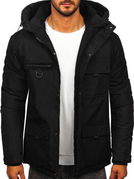 Homme Blouson d'hiver Noir Bolf 31M5018