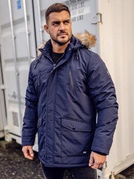 Homme Blouson d'hiver parka alaska Encre Bolf WX032DA