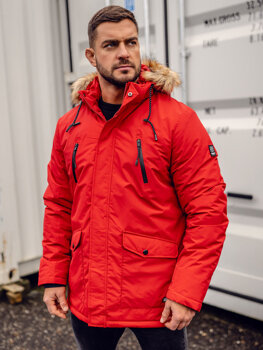 Homme Blouson d'hiver parka alaska Rouge Bolf WX032AA