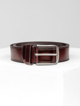 Homme Ceinture en cuir Marron Bolf 831-1