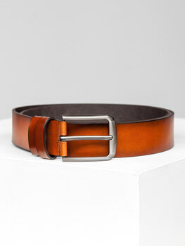 Homme Ceinture en cuir Marron Bolf 831