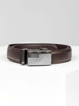 Homme Ceinture en cuir Marron Bolf C011