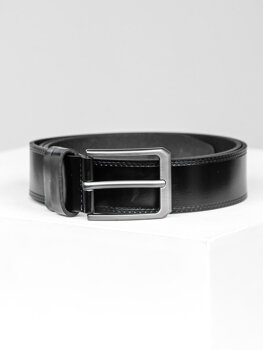 Homme Ceinture en cuir Noir Bolf 831-1