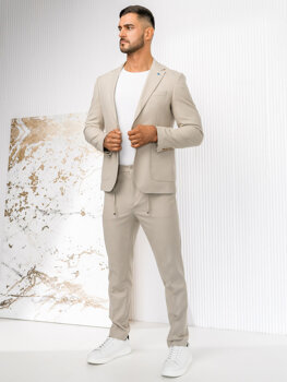 Homme Costume casual Beige clair Bolf 09