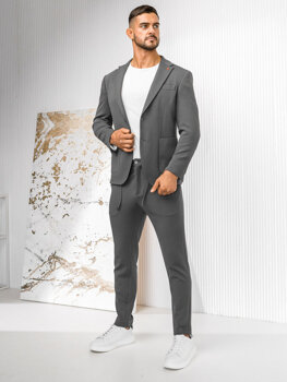 Homme Costume casual Gris Bolf 01