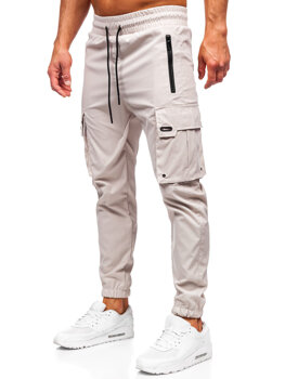 Homme Pantalon de jogging cargo Beige Bolf HSS298