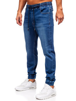 Homme Pantalon de jogging en jean Bleu foncé Bolf 8152