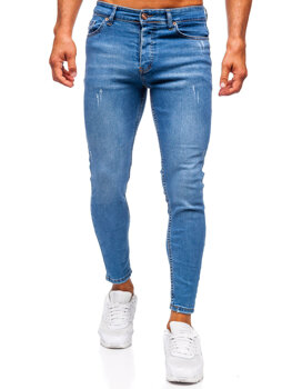 Homme Pantalon en jean skinny fit Bleu foncé Bolf 5828