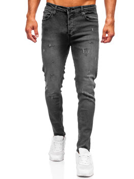 Homme Pantalon en jean slim fit Graphite Bolf 6541