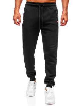 Homme Pantalon jogger épais Noir Bolf JX6217