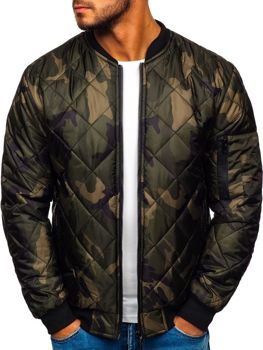 Le blouson bomber de transition pour homme camo-kaki Bolf MY01