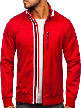 Le blouson de transition pour homme rouge Bolf K01