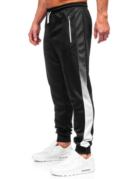 Pantalon de jogging sportif pour homme noir Bolf 8K188