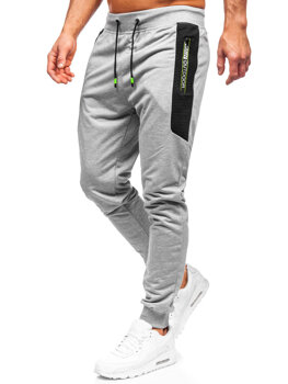 Pantalon jogger pour homme gris Bolf K10223