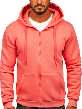 Sweat-shirt corail zippé à capuche pour homme Bolf 2008