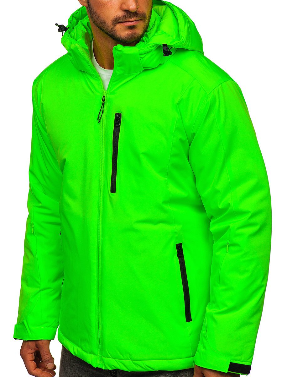 manteau de ski vert