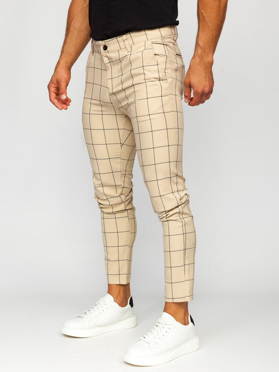 Chino carreaux sale