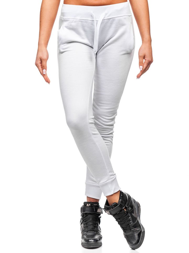 pantalon de sport femme blanc