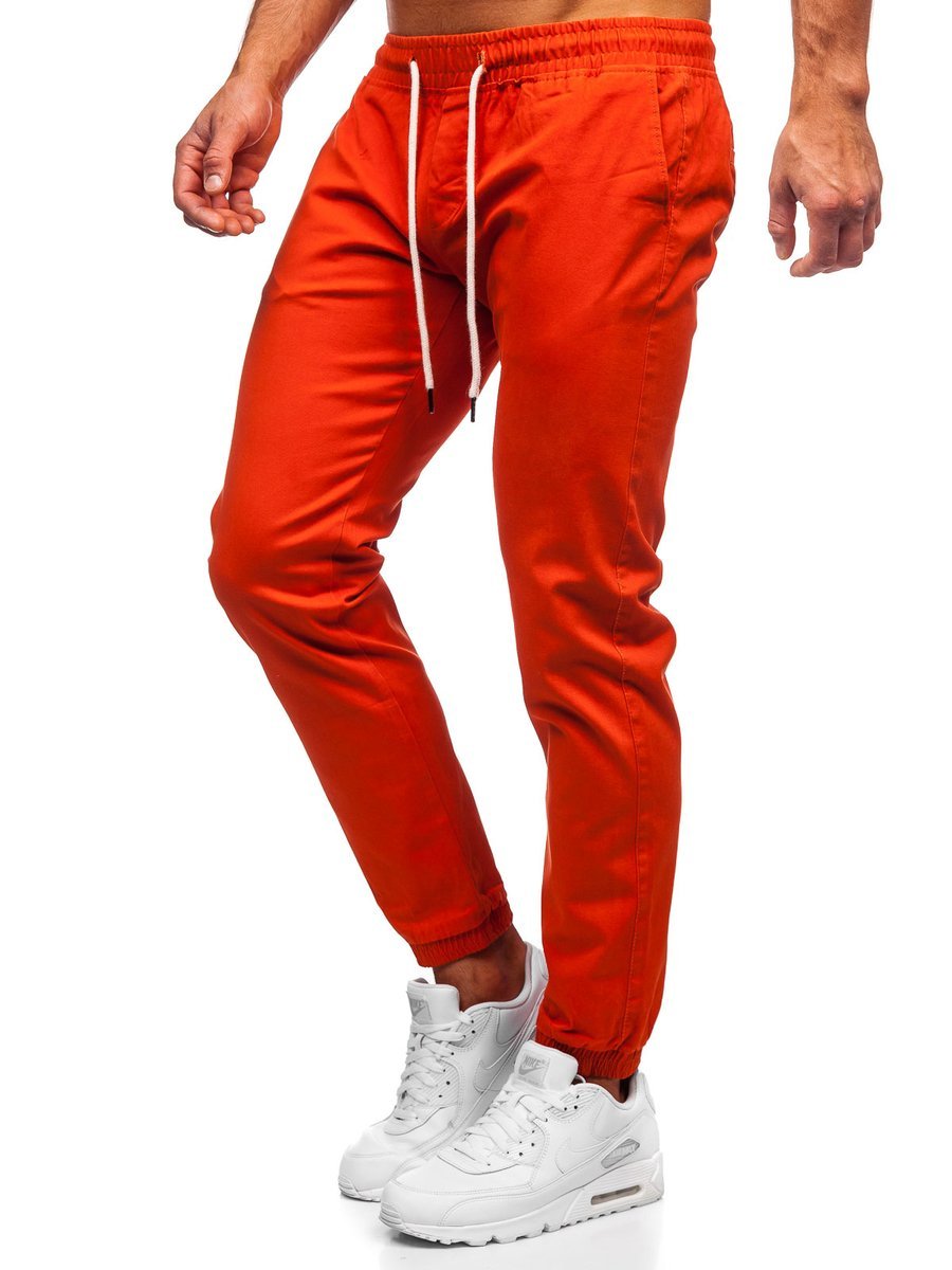 Pantalon jogging homme - VERSUS - noir - blanc - orange au meilleur prix