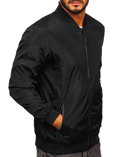 Blouson à mi-saison pour homme Bolf W3908 noir-gris