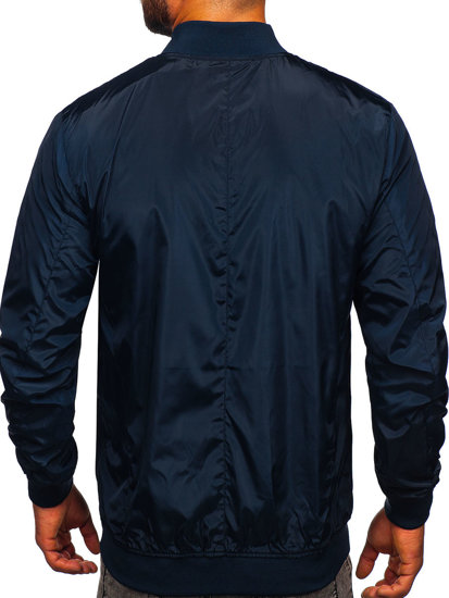 Blouson à mi-saison pour homme Bolf W3909 bleu foncé