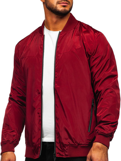 Blouson à mi-saison pour homme Bolf W3909 bordeaux