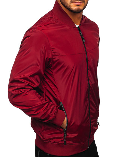 Blouson à mi-saison pour homme Bolf W3909 bordeaux