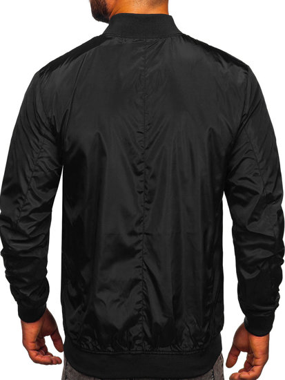 Blouson à mi-saison pour homme Bolf W3909 noir-rouge