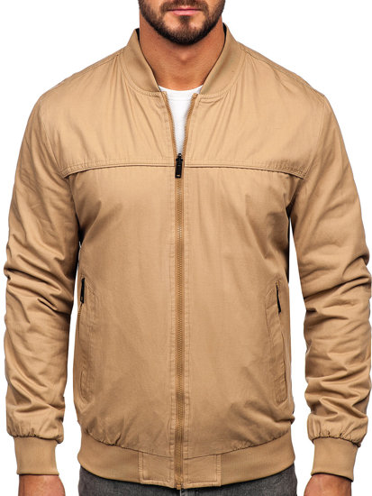 Blouson bomber de transition réversible pour homme camel Bolf 84M3005