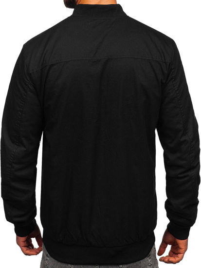 Blouson bomber de transition réversible pour homme noir Bolf 84M3005