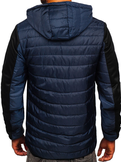 Blouson de transition de sport pour homme bleu foncé Bolf M10003