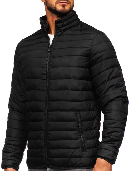 Blouson de transition matelassé pour homme noir Bolf R9002